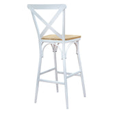 Vintage Barstool - White